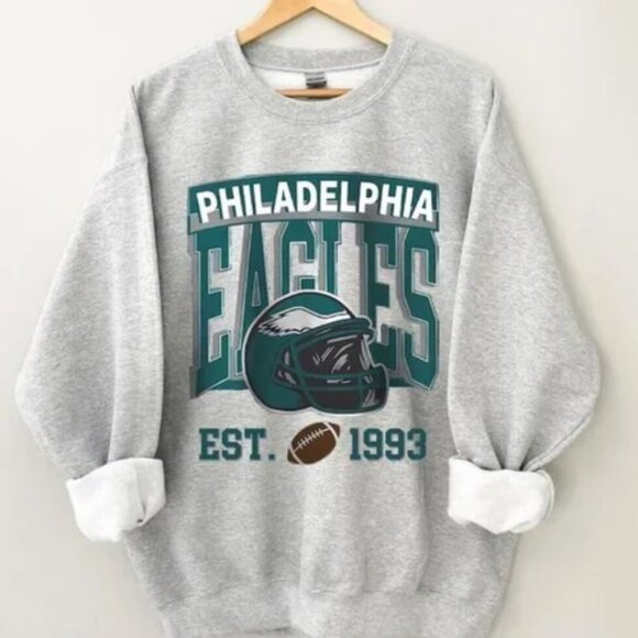 Philadelphia Eagles Football 1993 Sweatshirt NFL Eagles Shirt Vintage Style - Picture 2 of 3